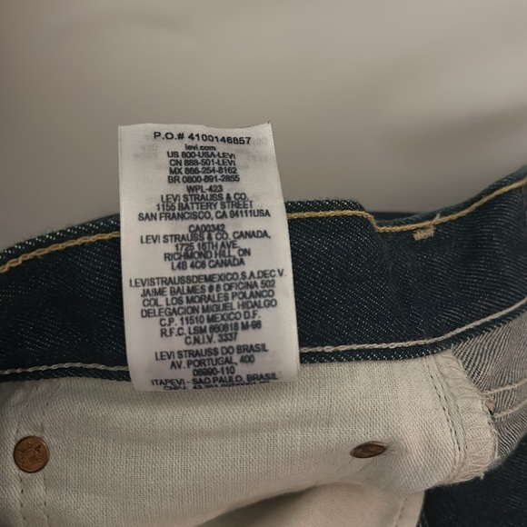 Levi’s Men’s 501XX Straight Fit Jeans Button Fly Size W42 L32 - Picture 13 of 13
